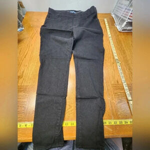 Old Navy Black Pull-On Rockstar Mid-Rise Jeans Size 16